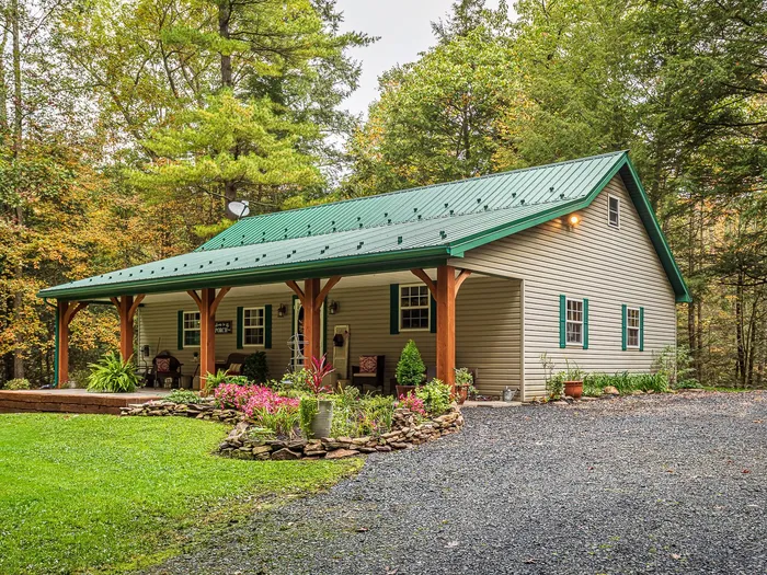 Evergreen metal roof