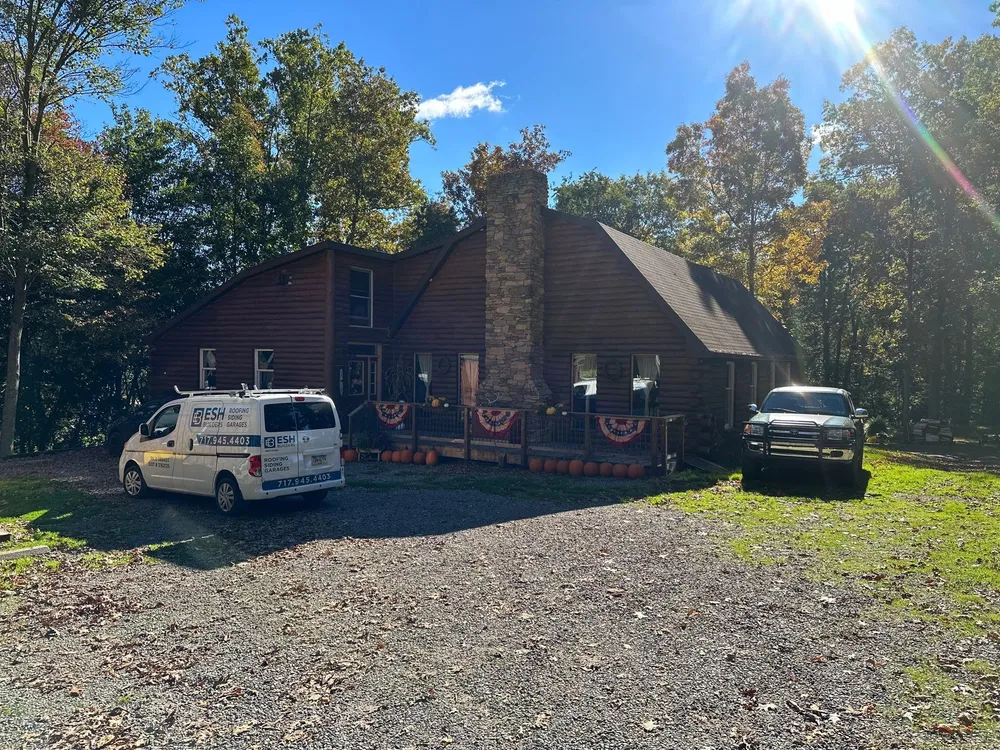 Log Cabin Standing Seam Metal Roof and Skylight Replacement, Halifax, PA, photo 10