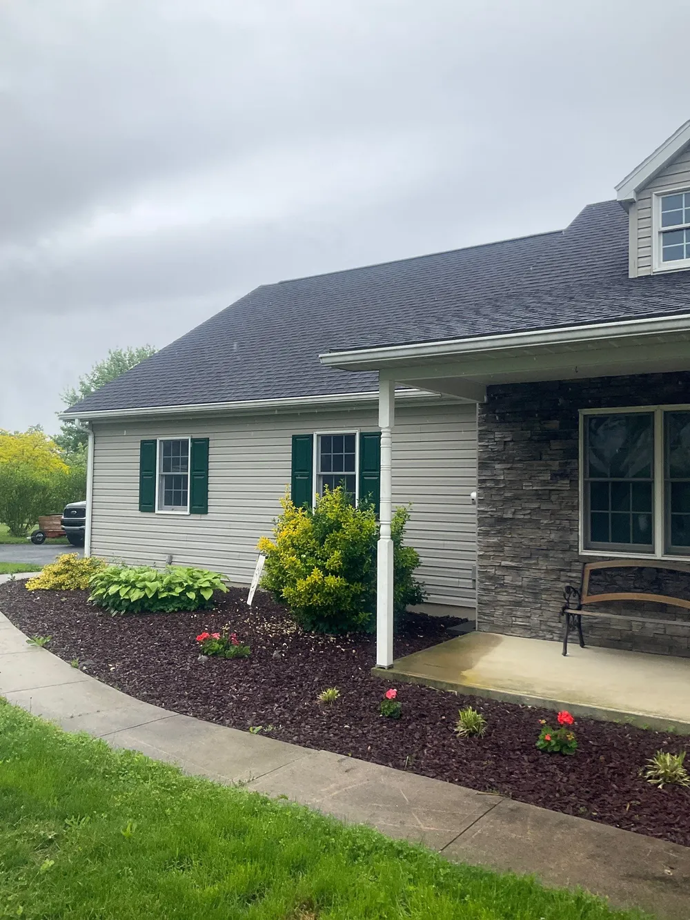 Green  Metal Roof and Custom Covered Deck in Duncannon, Duncannon, PA, photo 11