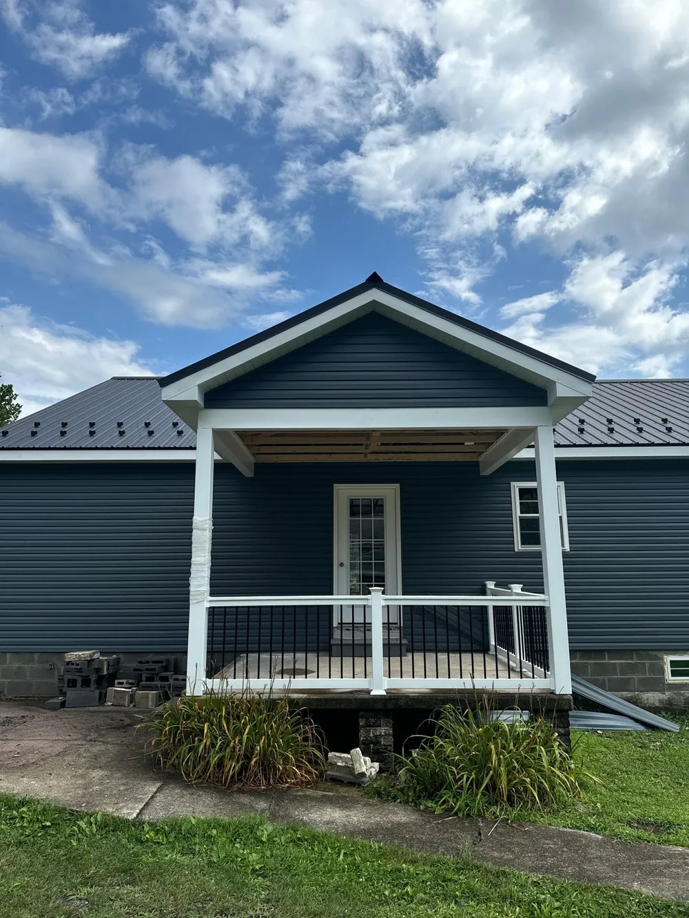 New Residential Addition with Blue Siding and Metal Roofing in Ashland, Ashland, PA, photo 5