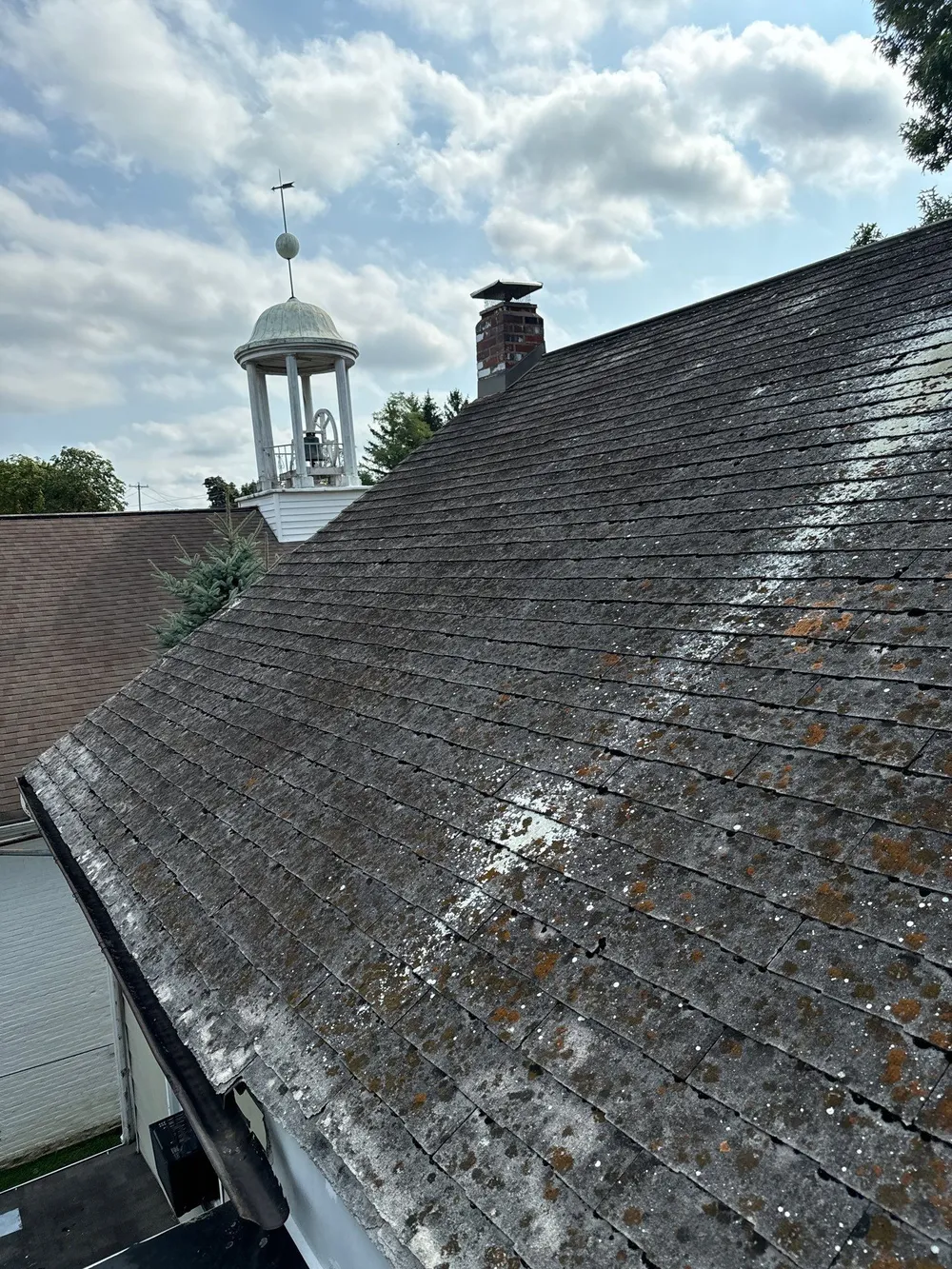 Textured Bronze Roof and Flat Membrane Installation in Hershey, Hershey, PA, photo 3