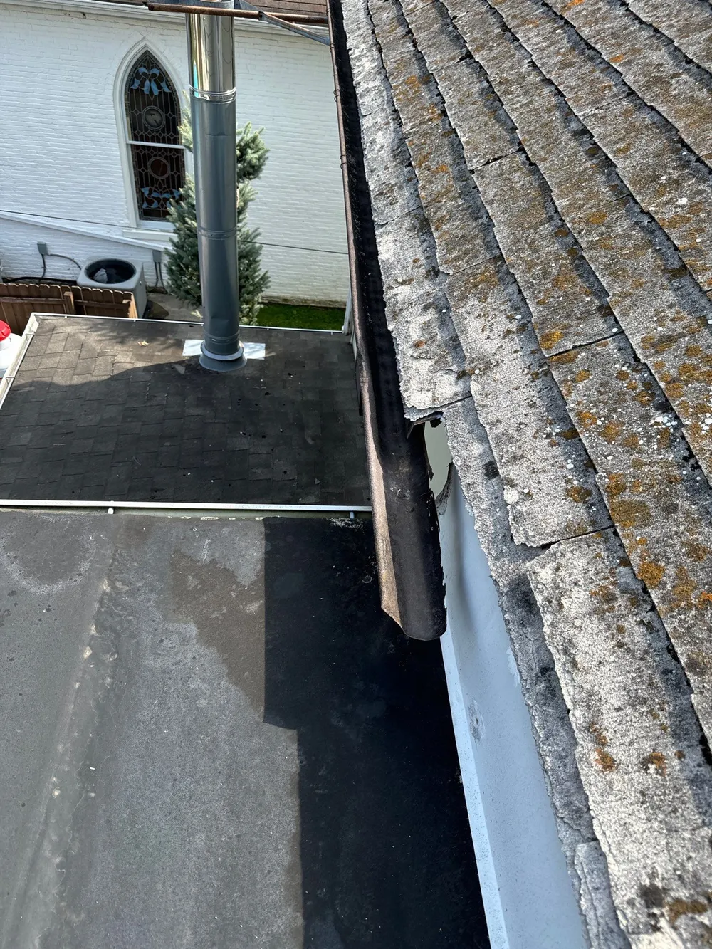 Textured Bronze Roof and Flat Membrane Installation in Hershey, Hershey, PA, photo 10