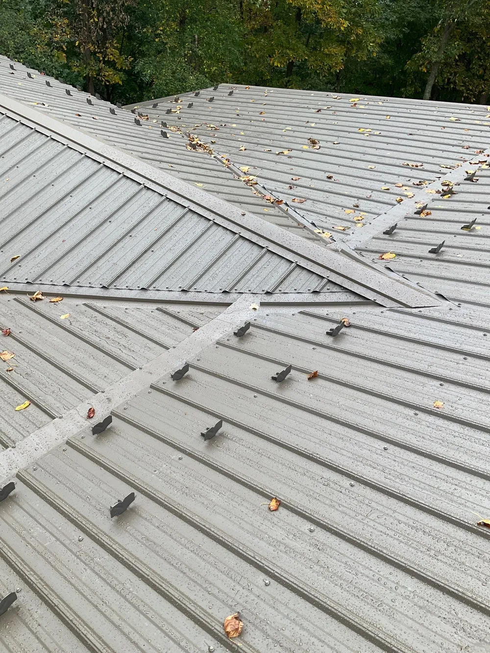 Log Cabin Standing Seam Metal Roof and Skylight Replacement, Halifax, PA, photo 3