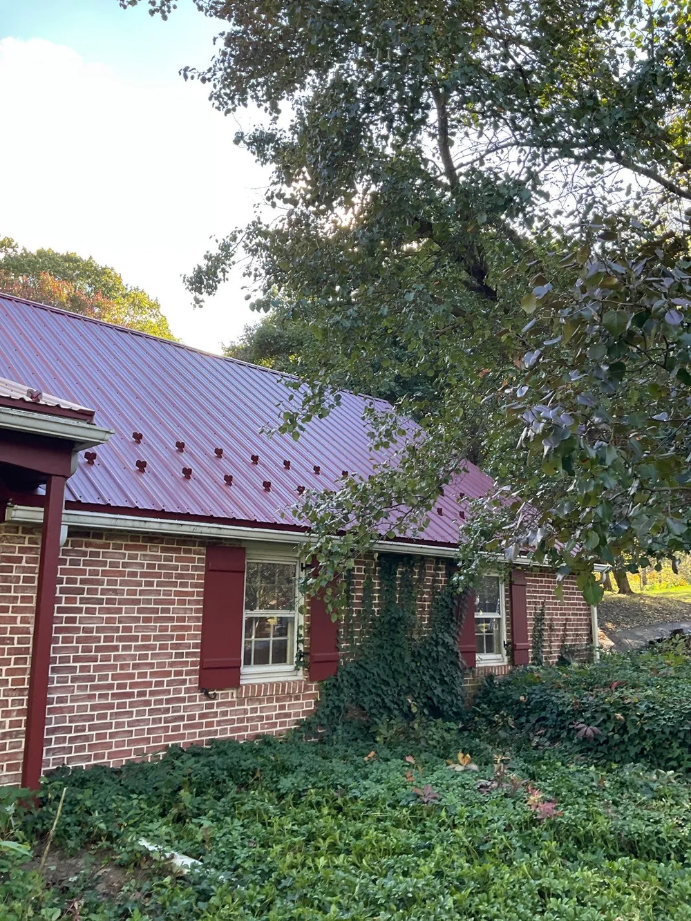 Red Metal Roofing Installation and Trim Restoration in Bernville, Bernville, PA, photo 10
