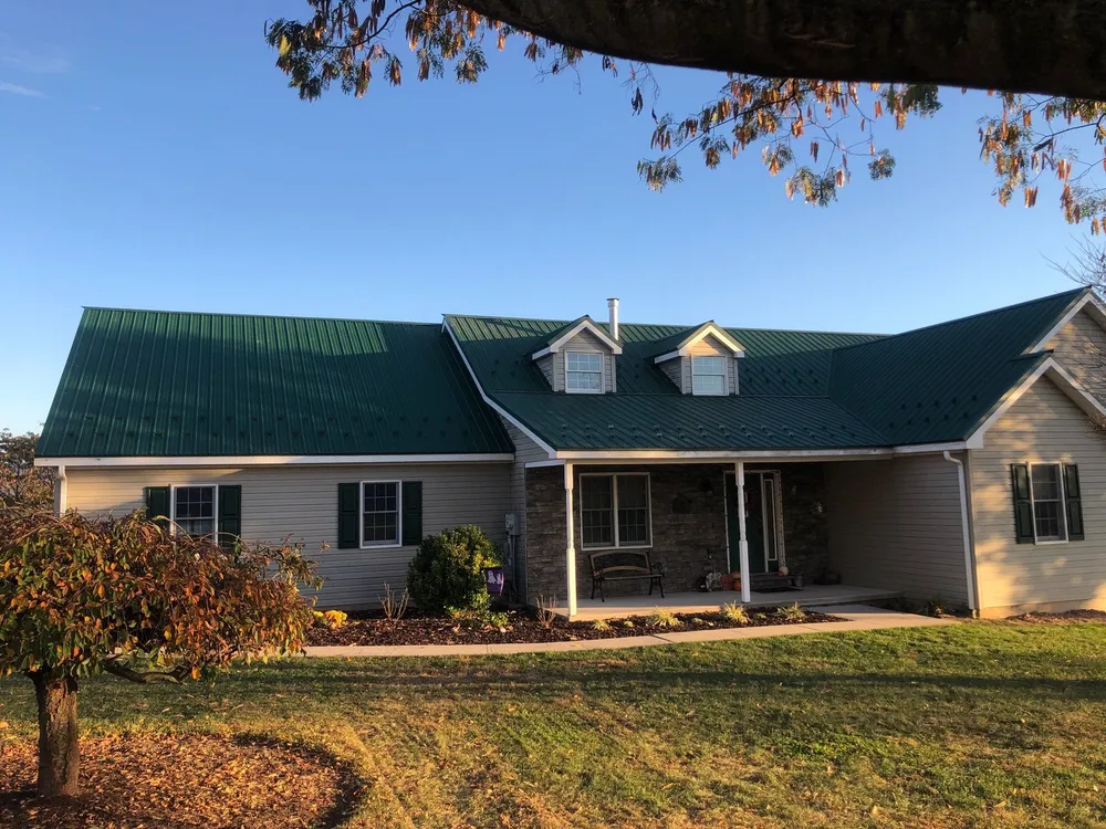 Green  Metal Roof and Custom Covered Deck in Duncannon, Duncannon, PA, photo 4