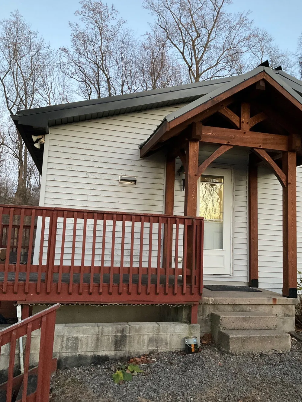 Dalmatia Metal Roofing and Custom Timber Entry Portico, Dalmatia, PA, photo 4