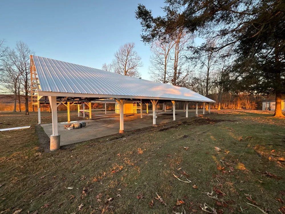 Custom Open-Air Pavilion with Metal Roof in Enders, Enders, PA, photo 3