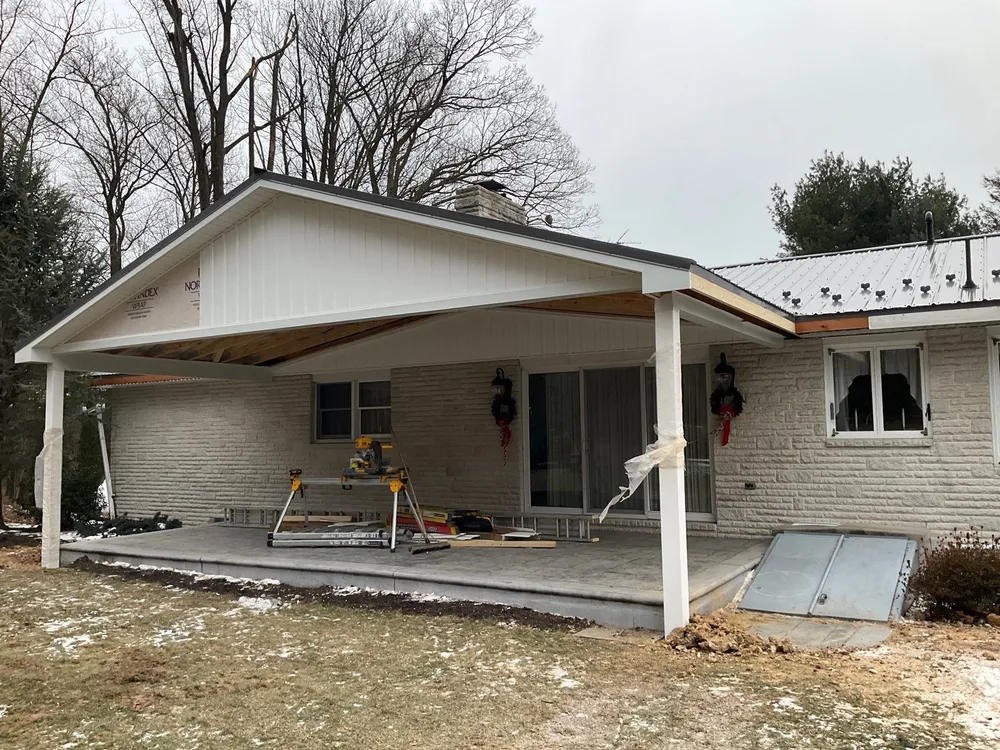 Metal Roof and Gabled Porch Addition in Hegins, Hegins, Pennsylvania, photo 12
