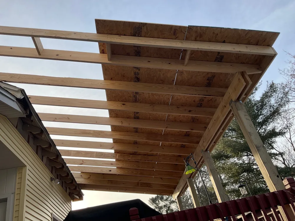 Porch roof Add-On and House Re-Single, Pottsville, PA, photo 5
