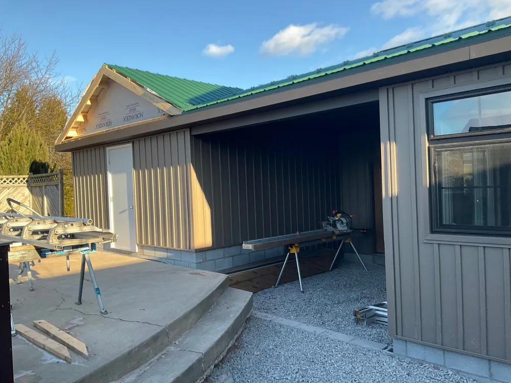 Multi-Story Residential Addition Featuring Textured Metal Siding in Millersburg, Millersburg, PA, photo 3