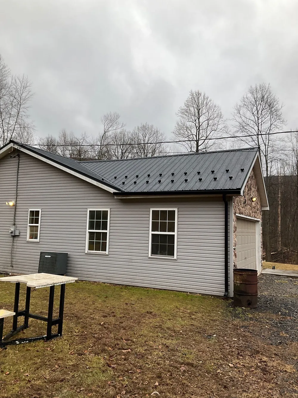Black Metal Roof Replacement and Gutter Installation in Halifax, Halifax, PA, photo 6
