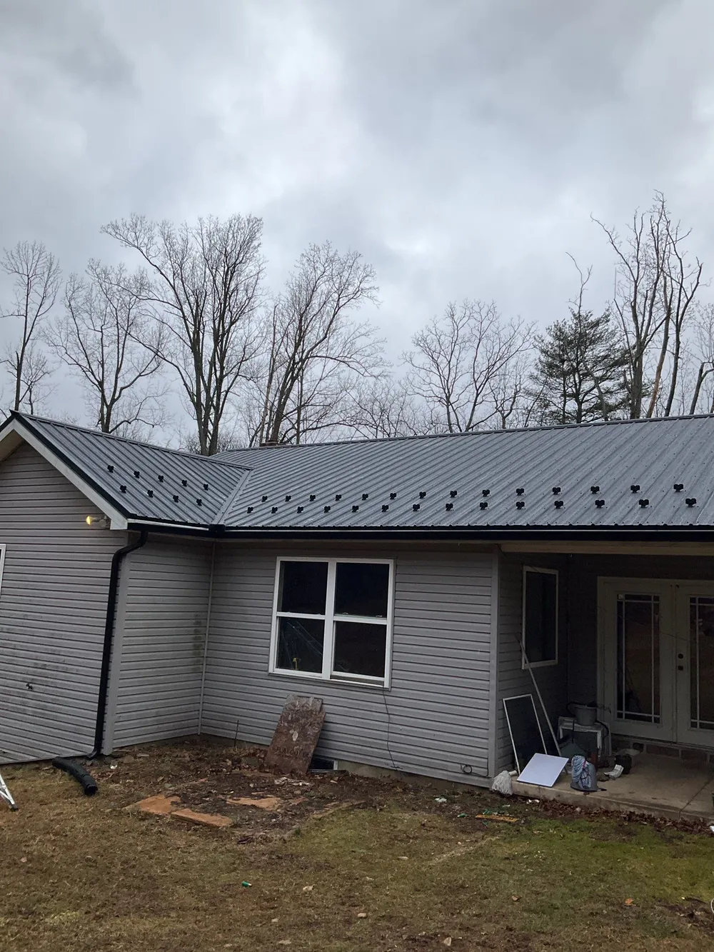 Black Metal Roof Replacement and Gutter Installation in Halifax, Halifax, PA, photo 5