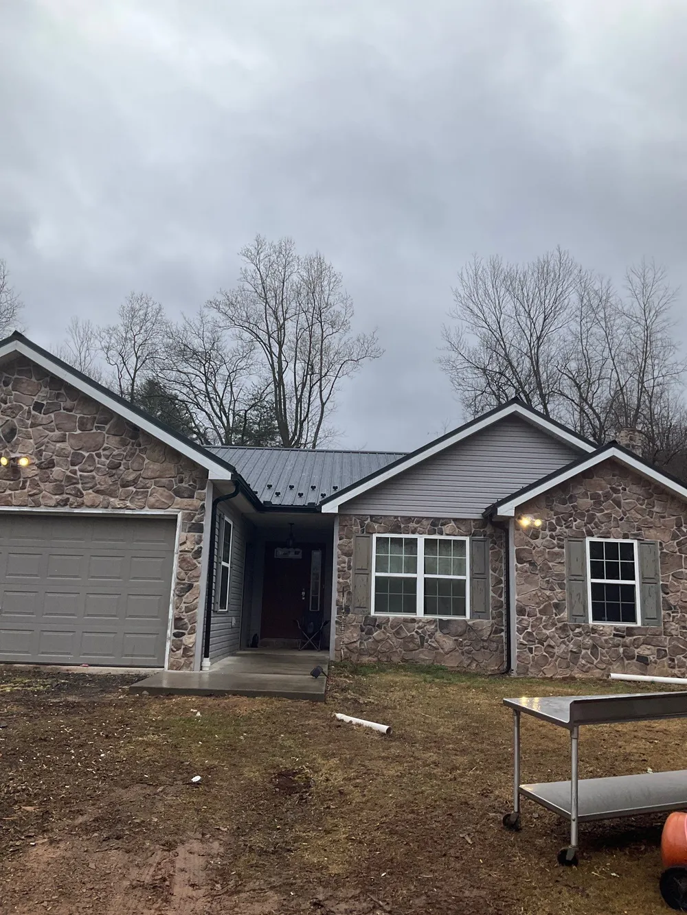 Black Metal Roof Replacement and Gutter Installation in Halifax, Halifax, PA, photo 2