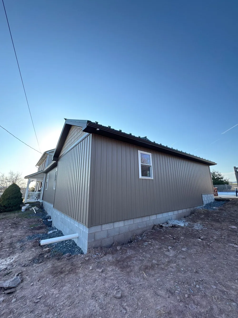 Multi-Story Residential Addition Featuring Textured Metal Siding in Millersburg, Millersburg, PA, photo 2