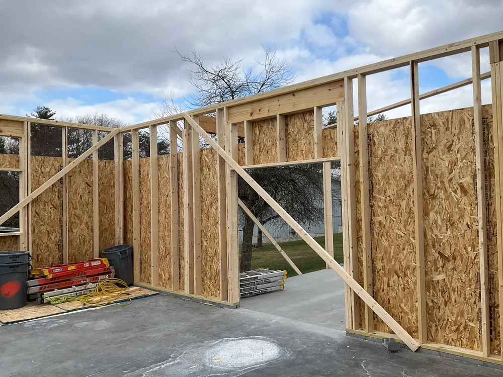 Tower City Residential Addition Featuring Gray Vinyl Siding and Garage, Tower City, PA, photo 4