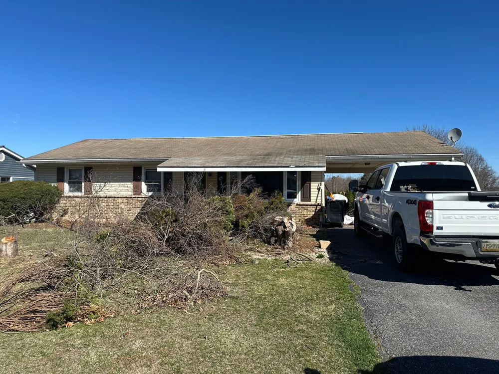 Red ABM Panel Metal Roofing Installation on Elizabethville Ranch Home, Elizabethville, PA, photo 9