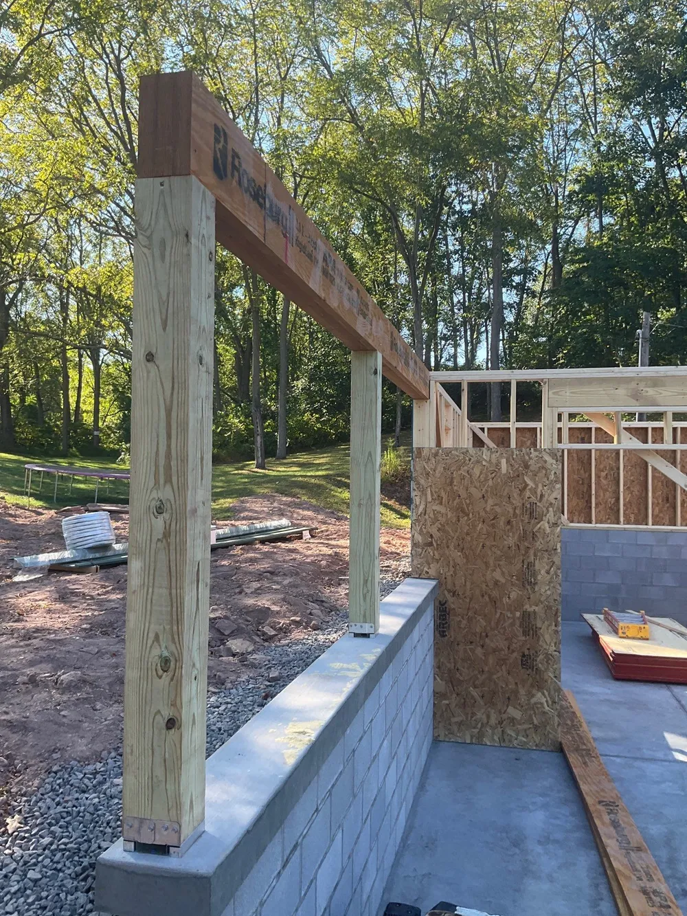 Detached Garage Construction with Vinyl Siding and Metal Roof, Lykens, PA, photo 11