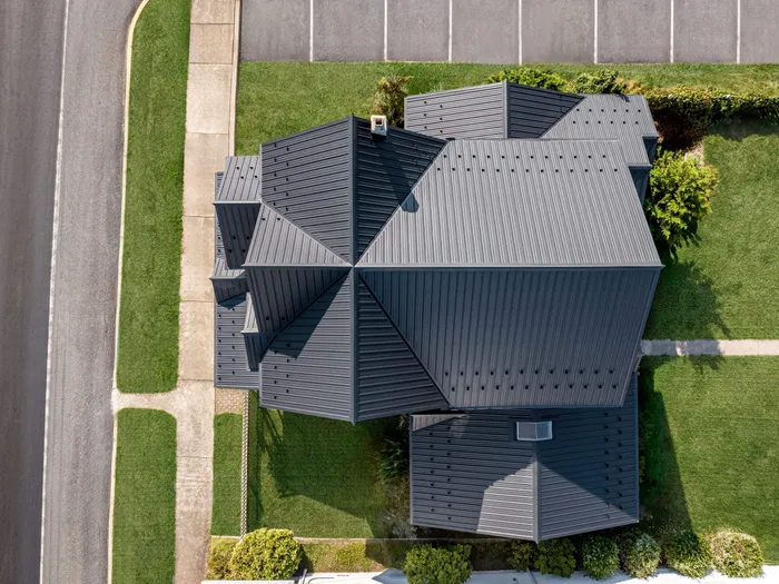 Textured Black Meal Roof