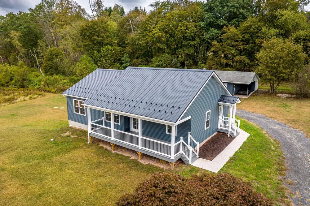 New Residential Addition with Blue Siding and Metal Roofing in Ashland, Ashland, PA, photo 8