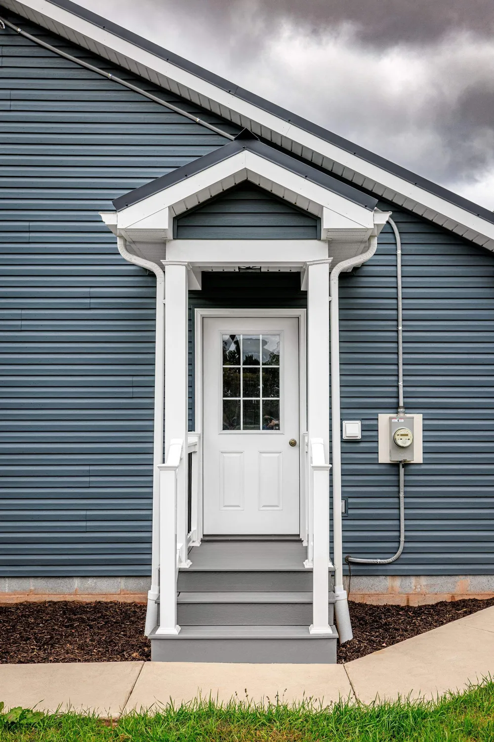 New Residential Addition with Blue Siding and Metal Roofing in Ashland, Ashland, PA, photo 4
