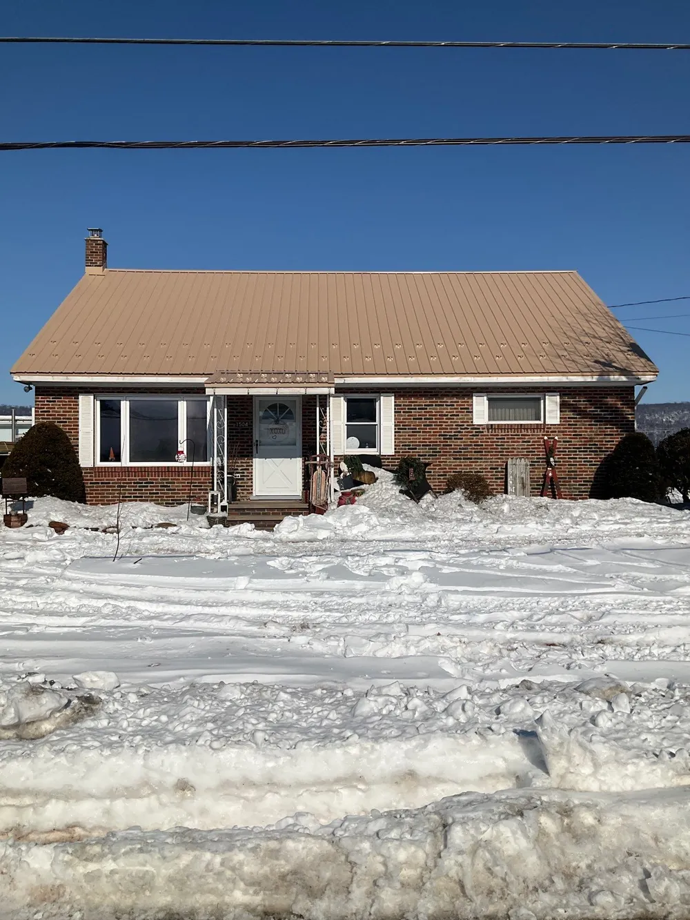 Tan Metal Roof and Gutter Replacement for Valley View Home, Valley View, PA, photo 9