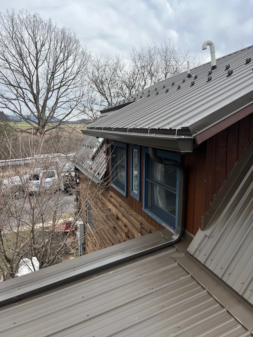 Textured Bronze ABM Metal Roof and Skylight Installation in Halifax, Halifax, PA, photo 6