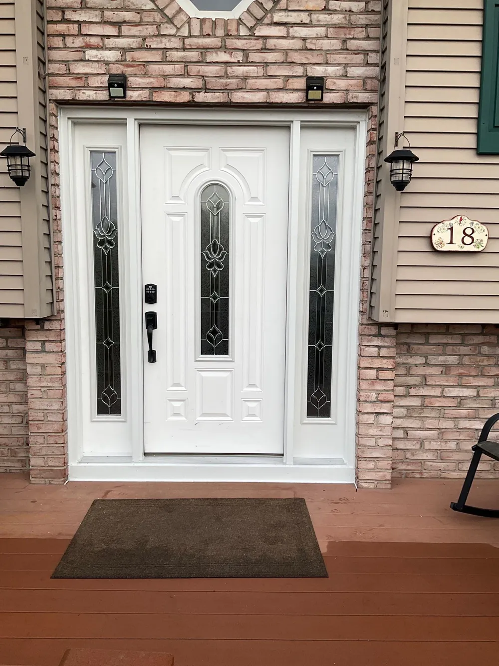 Fiberglass Entry Door and Decorative Sidelight Installation in Shamokin Dam, Shamokin Dam, PA, photo 1