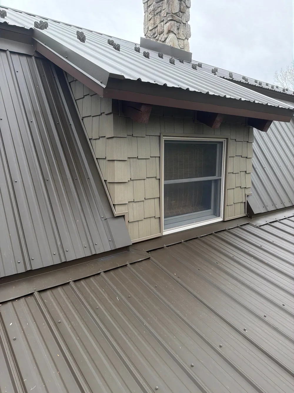 Textured Bronze ABM Metal Roof and Skylight Installation in Halifax, Halifax, PA, photo 7