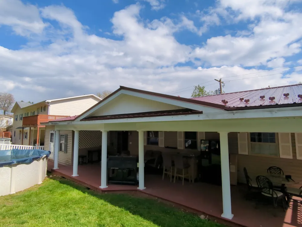 Maroon ABM Metal Roof Replacement and Gutter Installation in Shenandoah, Shenandoah, PA, photo 7