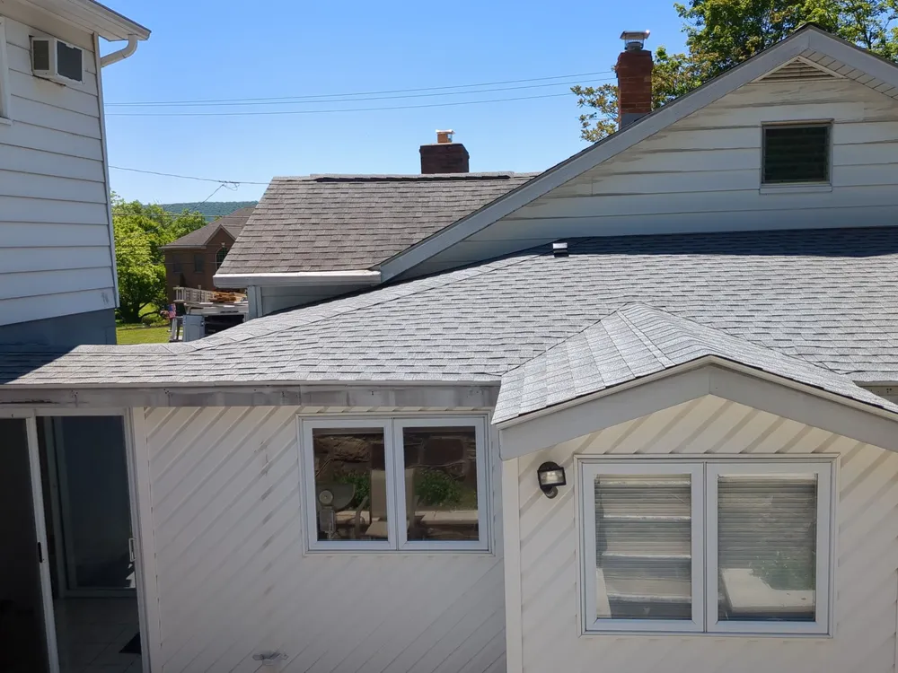 Shingle Roof Replacement and Seamless Gutter Installation in Lavelle, Lavelle, PA, photo 2