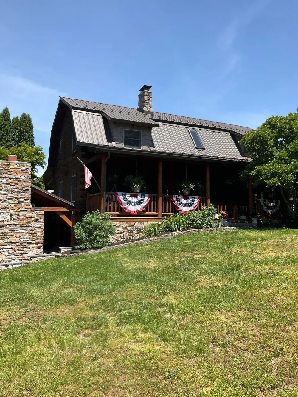 Textured Bronze ABM Metal Roof and Skylight Installation in Halifax, Halifax, PA, photo 1
