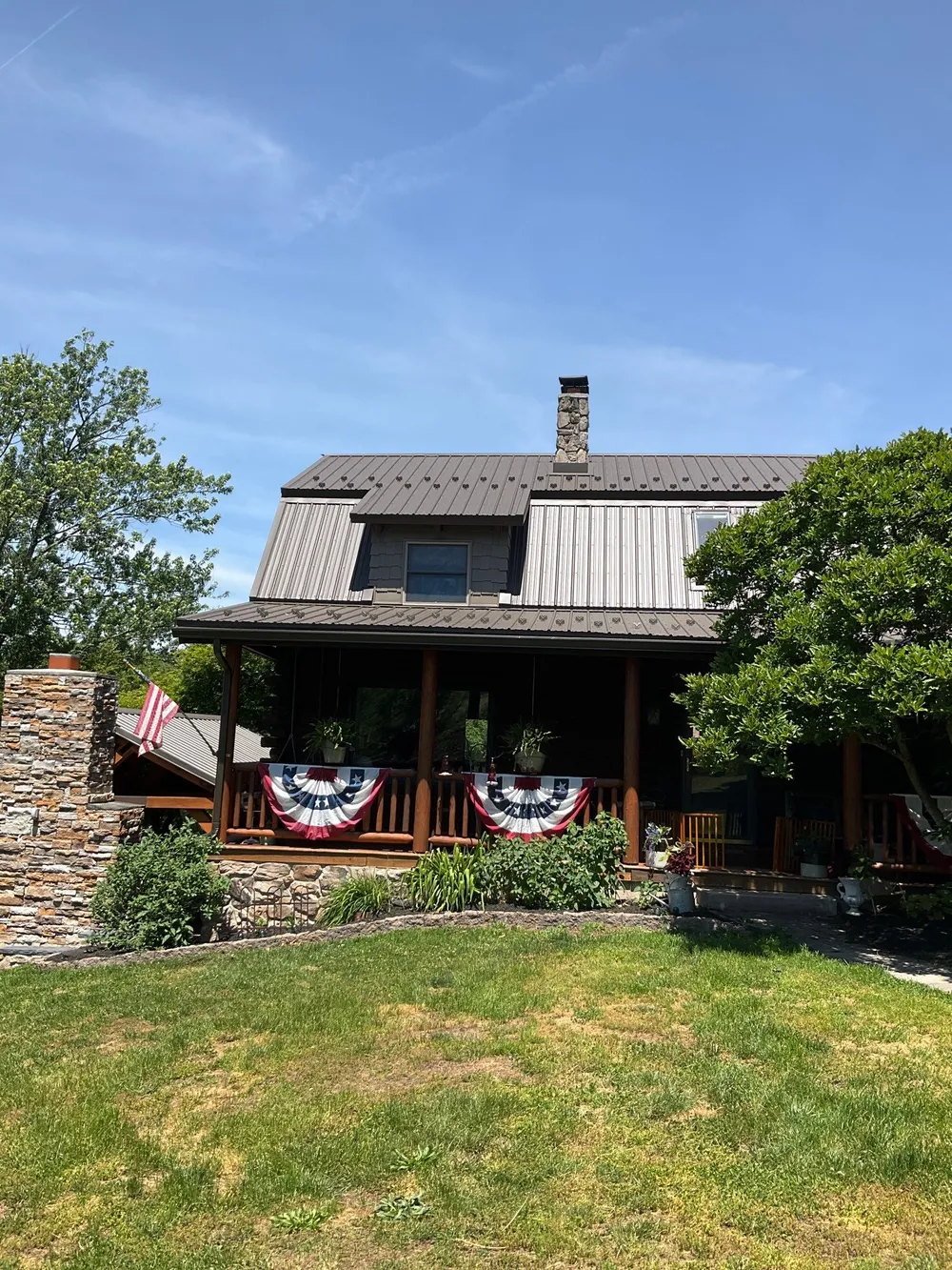 Textured Bronze ABM Metal Roof and Skylight Installation in Halifax, Halifax, PA, photo 8