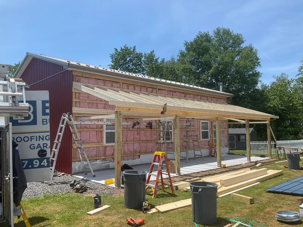 Covered Concrete Porch Addition and Exterior Door Installation in Tower City, Tower City, PA, photo 7