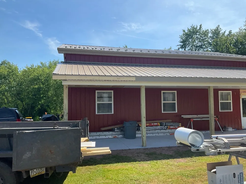 Covered Concrete Porch Addition and Exterior Door Installation in Tower City, Tower City, PA, photo 9