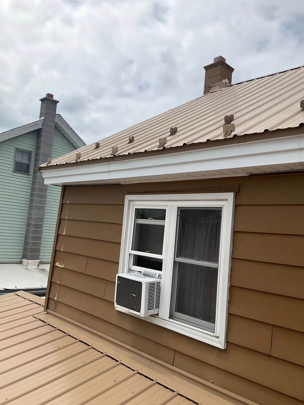 Porch Roof Replacement with TPO Membrane and Metal Roofing in Tower City, Tower City, PA, photo 5