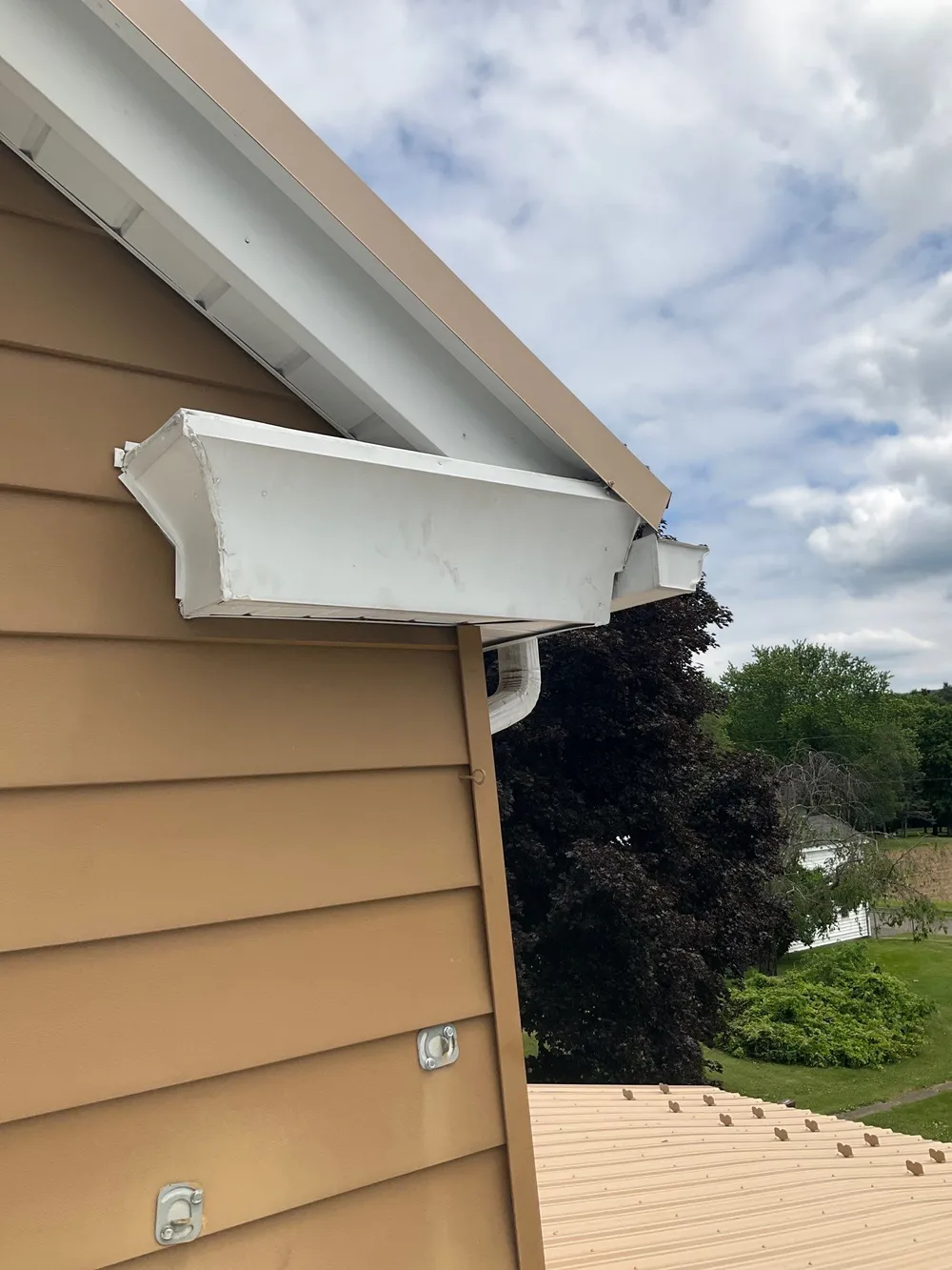 Porch Roof Replacement with TPO Membrane and Metal Roofing in Tower City, Tower City, PA, photo 8