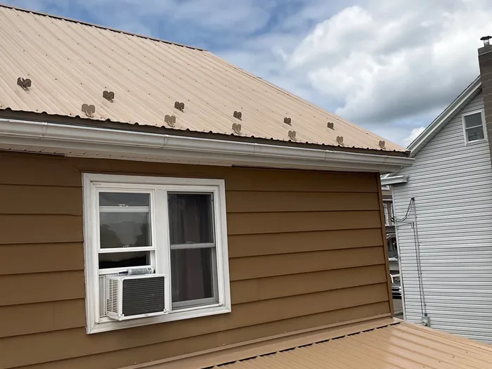 Porch Roof Replacement with TPO Membrane and Metal Roofing in Tower City