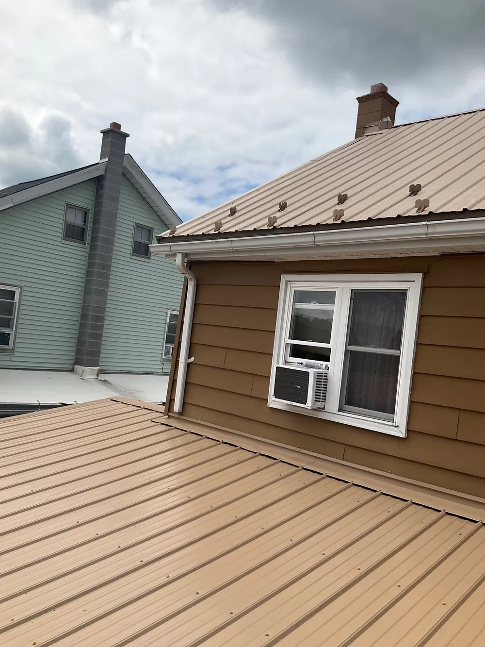 Porch Roof Replacement with TPO Membrane and Metal Roofing in Tower City, Tower City, PA, photo 6