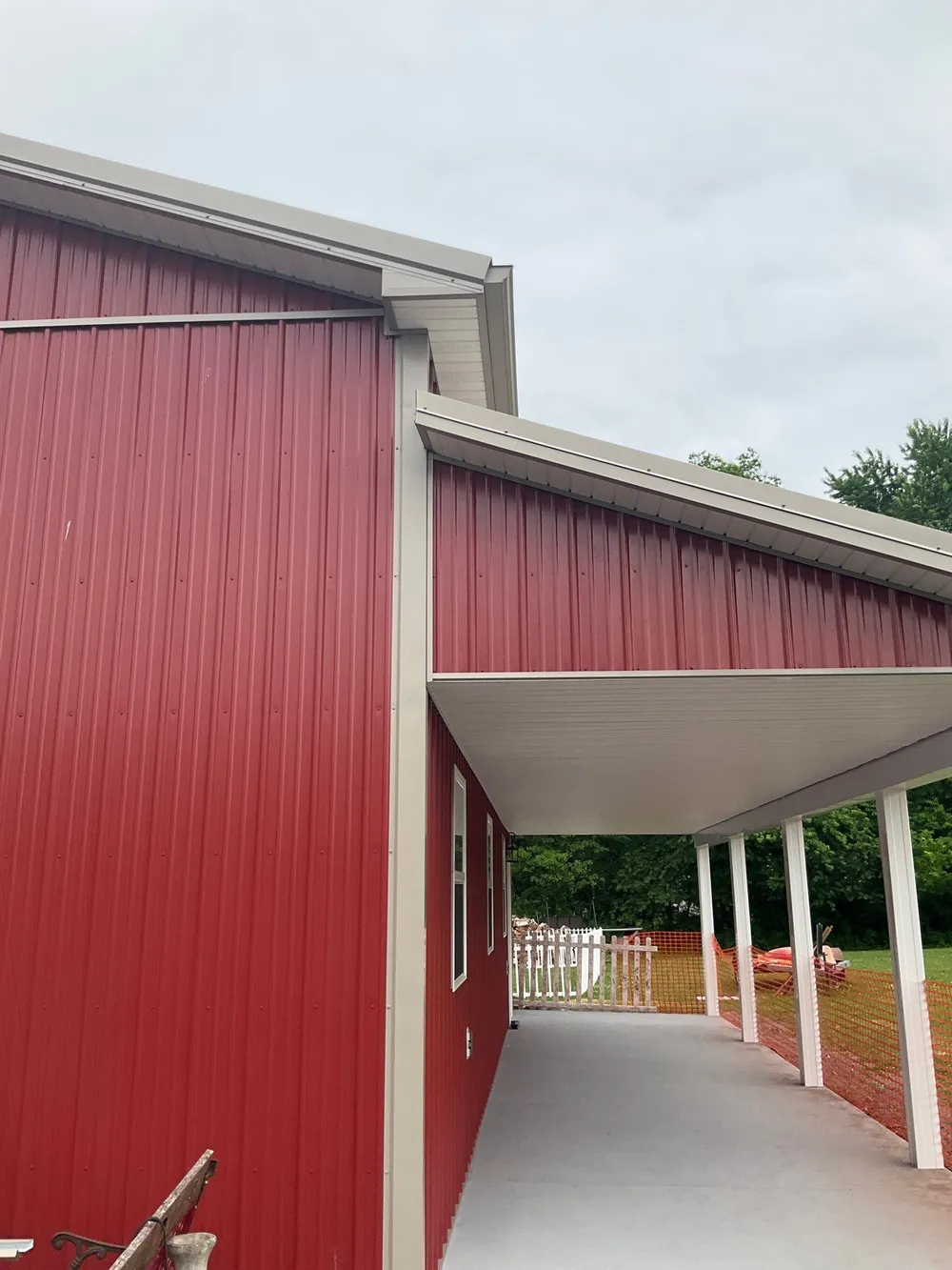 Covered Concrete Porch Addition and Exterior Door Installation in Tower City, Tower City, PA, photo 1