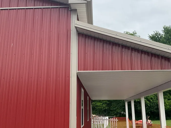 Covered Concrete Porch Addition and Exterior Door Installation in Tower City