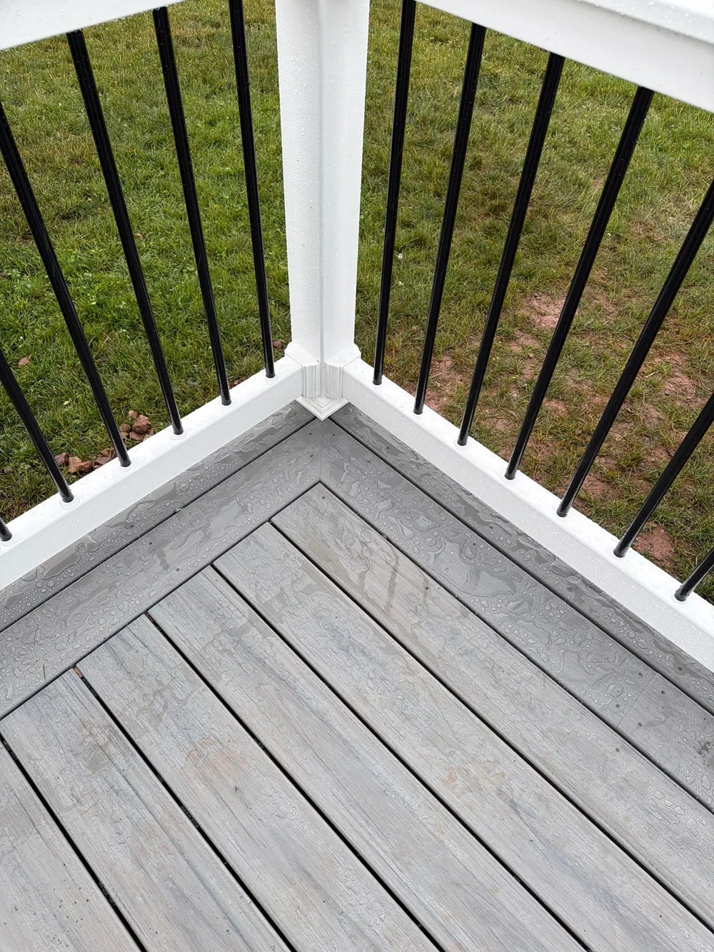 Custom Gray Composite Deck Installation in Duncannon, Duncannon, PA, photo 6
