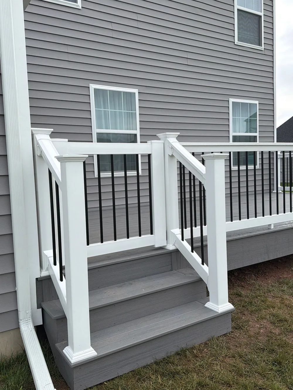 Custom Gray Composite Deck Installation in Duncannon, Duncannon, PA, photo 12