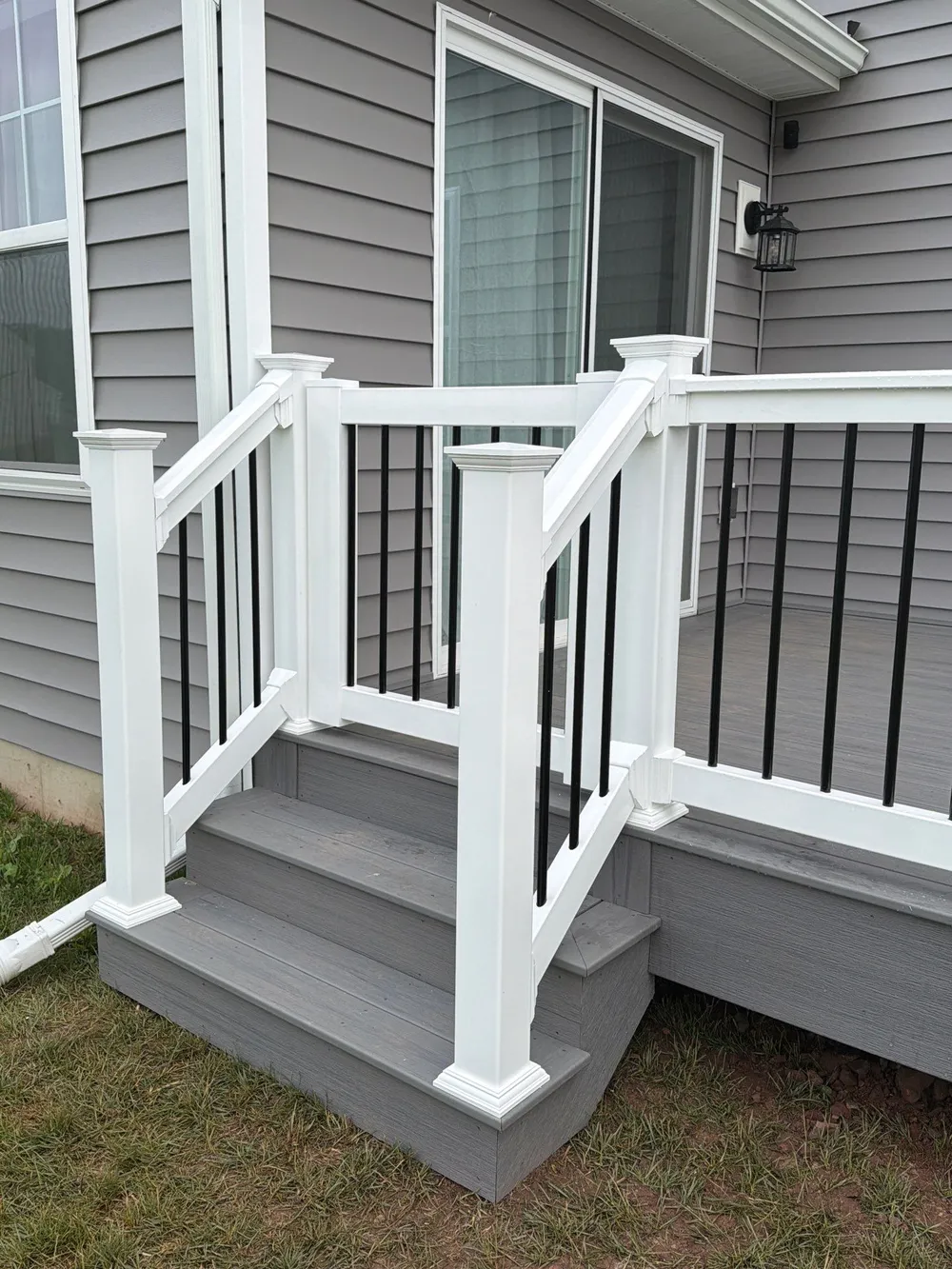 Custom Gray Composite Deck Installation in Duncannon, Duncannon, PA, photo 5