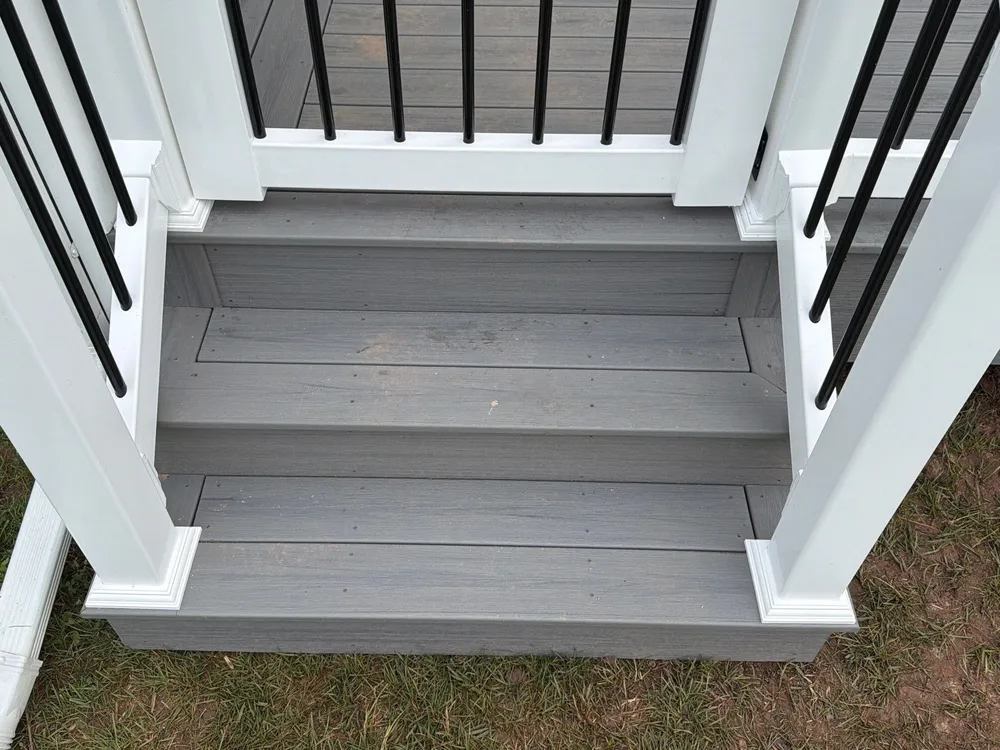 Custom Gray Composite Deck Installation in Duncannon, Duncannon, PA, photo 4
