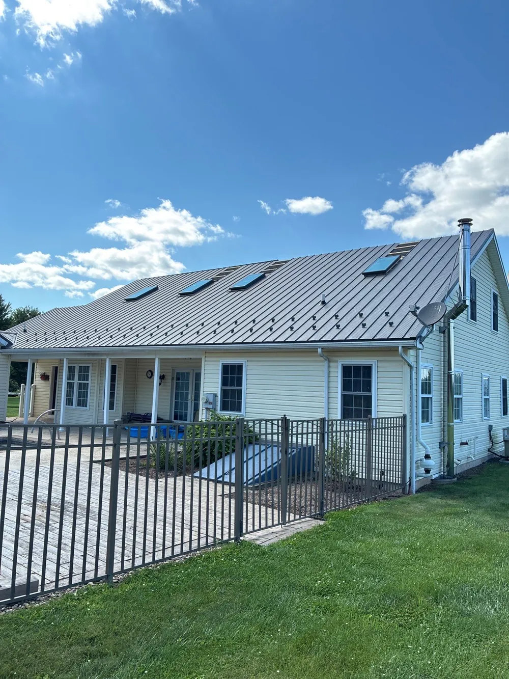 Newport Metal Roof Replacement with New Skylights, Newport, PA, photo 11
